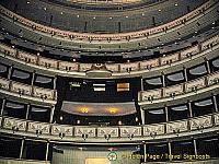 The balcony of the Staatsoper auditorium