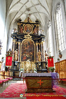 Main altar of Weissenkirchen church