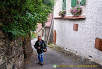 Climbing up to the top of Weissenkirchen