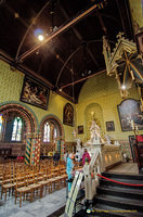 Side Altar where the veneration of the Holy Blood takes place everyday