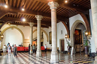 Main hall of Bruges Stadhuis