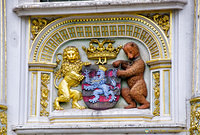 Brugse Vrije Coat of Arms on the Palace of the Liberty of Bruges