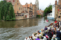 Canal cruise landing at Rozenhoedkaai