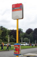 Atomium stop for the Brussels sightseeing bus