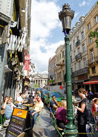 Outdoor cafés around Place Saint-Géry