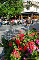 Outdoor cafés in Place Saint-Géry 