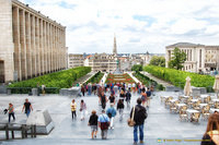 Mont des Arts or Kunstberg - the museum quarter in Brussels