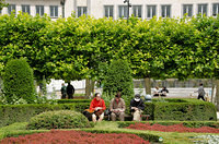 Mont des Arts garden