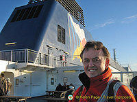 Channel ferry and road to Antwerp