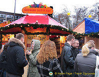 Meeting up with friends over a mug of gluhwein