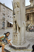 Orlando's Column in the Square of the Loggia