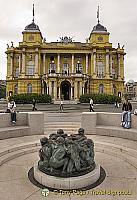 Croatian National Theatre and the Well of Life