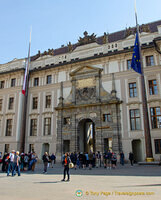 Matyas Gate (Matyášova brána) in western wing courtyard