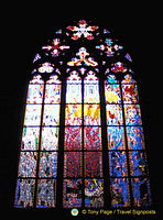 St Vitus Cathedral stained-glass window