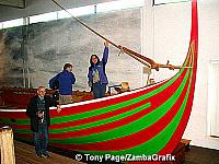 Roskilde was the original capital of Denmark and the Museum contains displays of its very rich history.