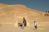 Walking into our first tomb.
[Valley of the Kings - Egypt]
