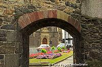 The walls form an almost unbroken shield around the old town
[Conwy Castle - North Wales]