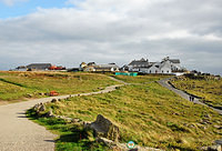 This shot looks towards the Land's End Hotel