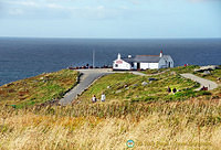 View towards the First and Last House in England