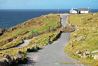 View towards the First and Last House in England