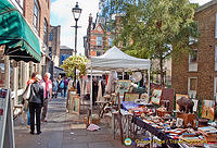 Stalls selling odds and ends