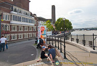 Outside the Globe Theatre