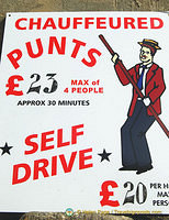 Chauffeured punts or self-drive