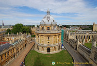 Radcliffe Camera taken from St Mary's Church tower