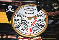 A Ship Telegraph Indicator from Mechans Scotstoun