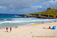 Porthmeor Beach and Tate St Ives