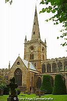 Shakespeare was buried here [Stratford-upon-Avon - England]