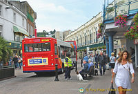 Walking down Fleet Street 