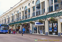 Fleet Walk is an undercover shopping arcade on Fleet Street