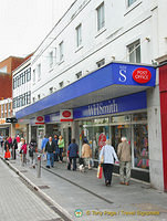 This Torquay post office is on the upper floor of the WH Smith shop at Union Street.