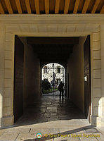 Courtyard gate of the Hospices de Beaune