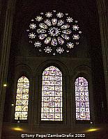 West Rose Window and Tree of Jesse panel