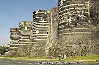 Saint Louis' fortress of Chateau d'Angers