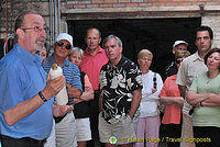 Wine-tasting, Gevry-Chambertin, Cote d'Or, France