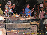 Wine-tasting, Gevry-Chambertin, Cote d'Or, France