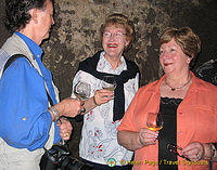 Wine-tasting, Gevry-Chambertin, Cote d'Or, France