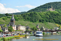 View of Bernkastel and the Burg Landshut