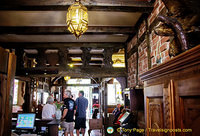 The very charming interior of Hotel Doctor Weinstube