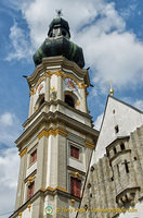 The tower of Grabkirche - St Peter and Paul church