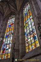 Stained glass windows of St Georg