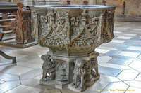 15th century baptismal font