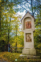 A shrine in the parkland