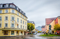 Looking down Bahnhofstraße