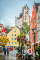 Hohes Scloss and clock tower