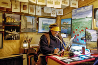 Artist at the Medieval Market