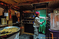 Roast potatoes stall